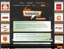 Tablet Screenshot of forofranquiciasargentina.com